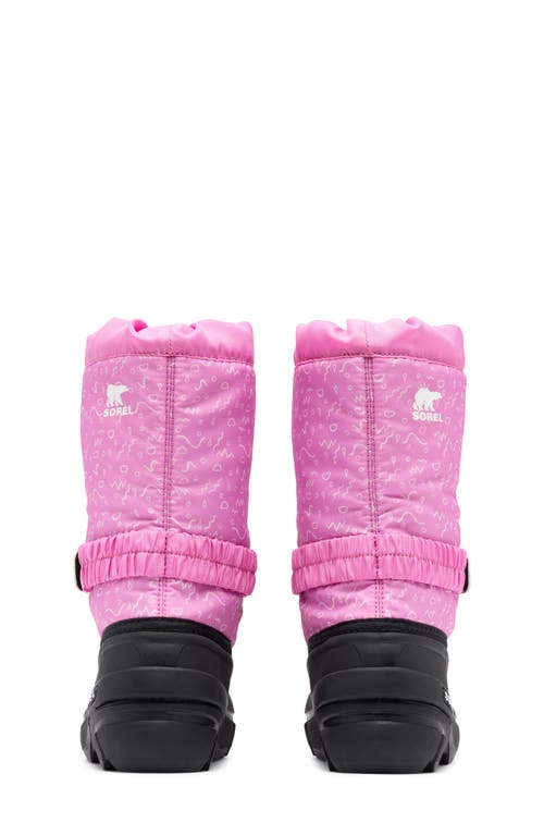 Sorel Kids' Flurry Water Resistant Snow Boot In Pink
