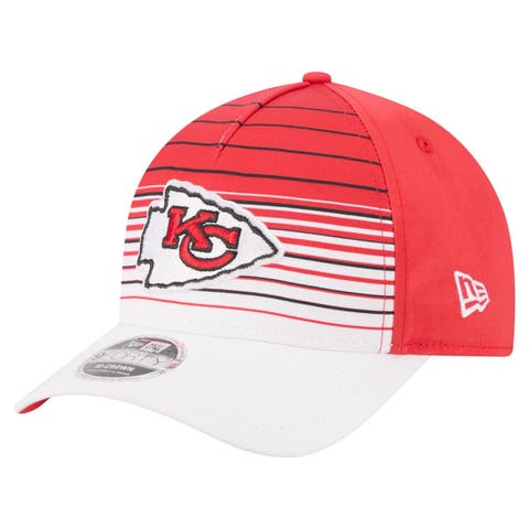 Men's New Era  White/Red Kansas City Chiefs Adventure Gradient 9FORTY M-Crown A-Frame Adjustable Hat