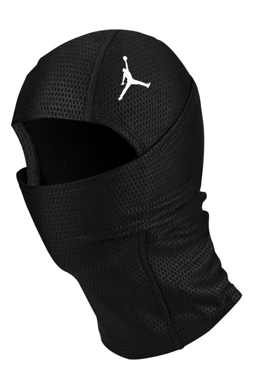 Jordan Flight Warm Rib Knit Balaclava In Black