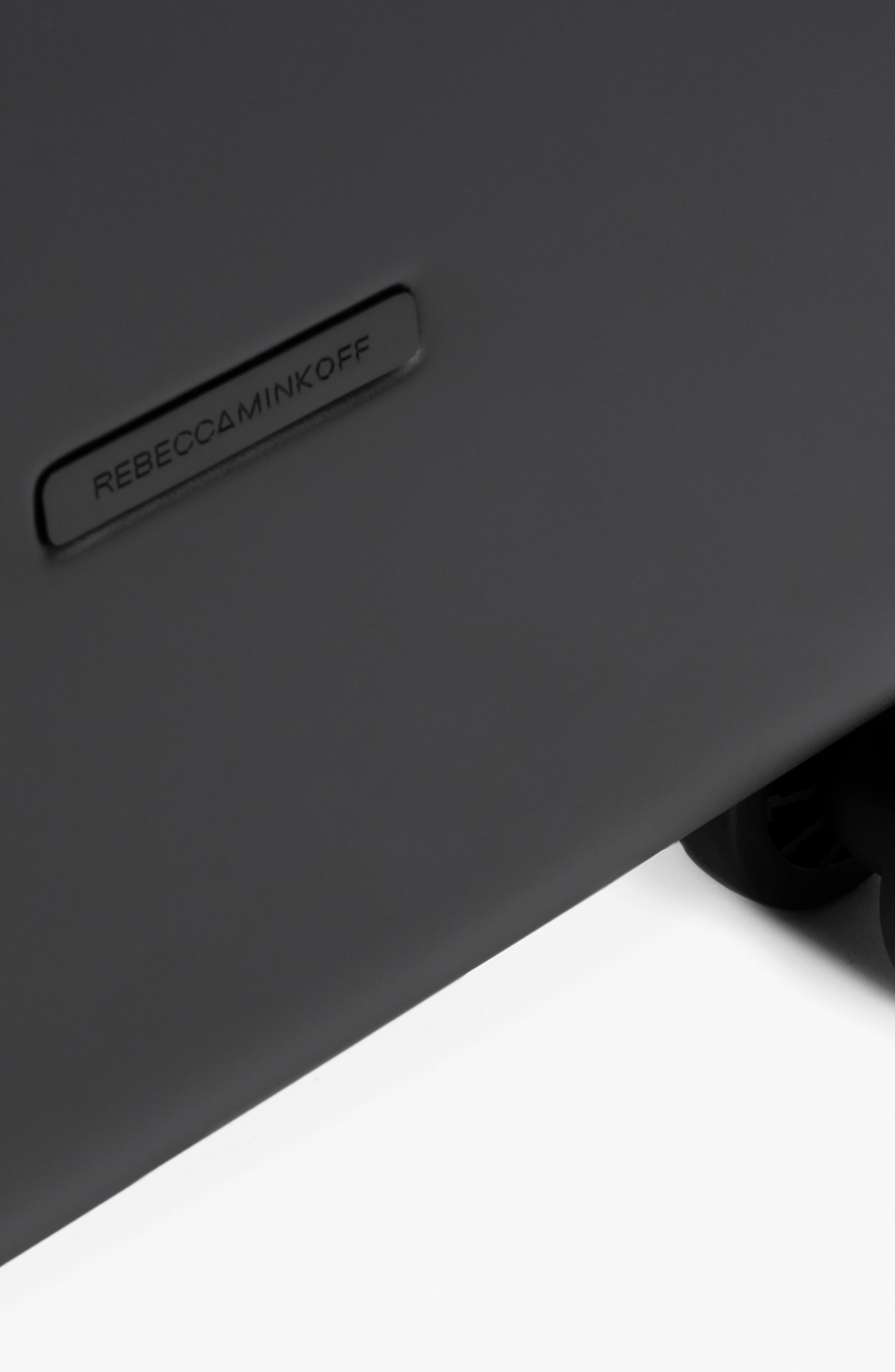 Rebecca Minkoff So Connected 22-Inch Charging Spinner Suitcase, Alternate, color, 