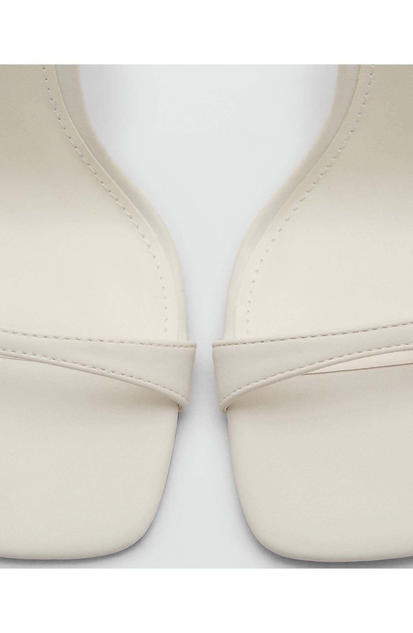 MANGO Ankle Strap Sandal, Alternate, color, Ecru