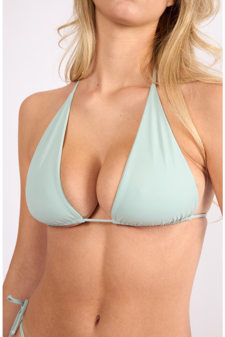 Bayside Triangle Bikini Top, Alternate, color, HAZE SEAFOAM