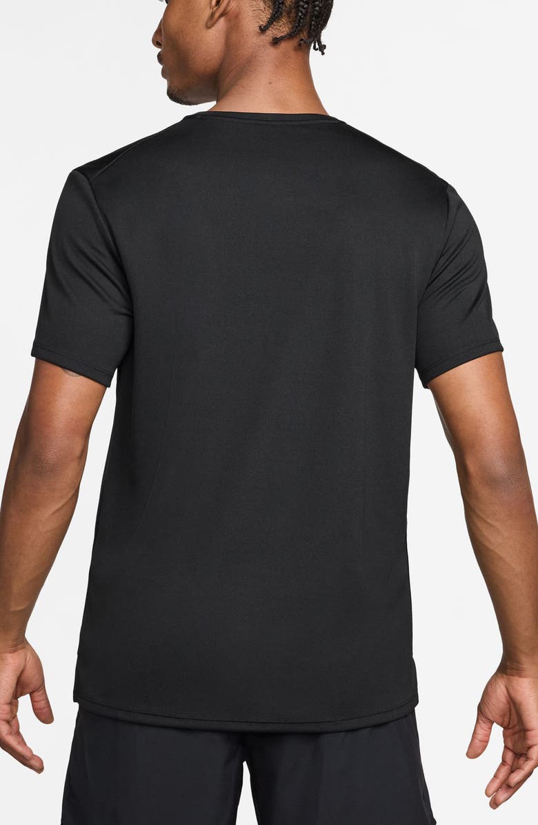 Nike Miler Graphic T-Shirt, Alternate, color, Black/ Reflective Silver