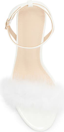 Safina Faux Fur Heel Sandal