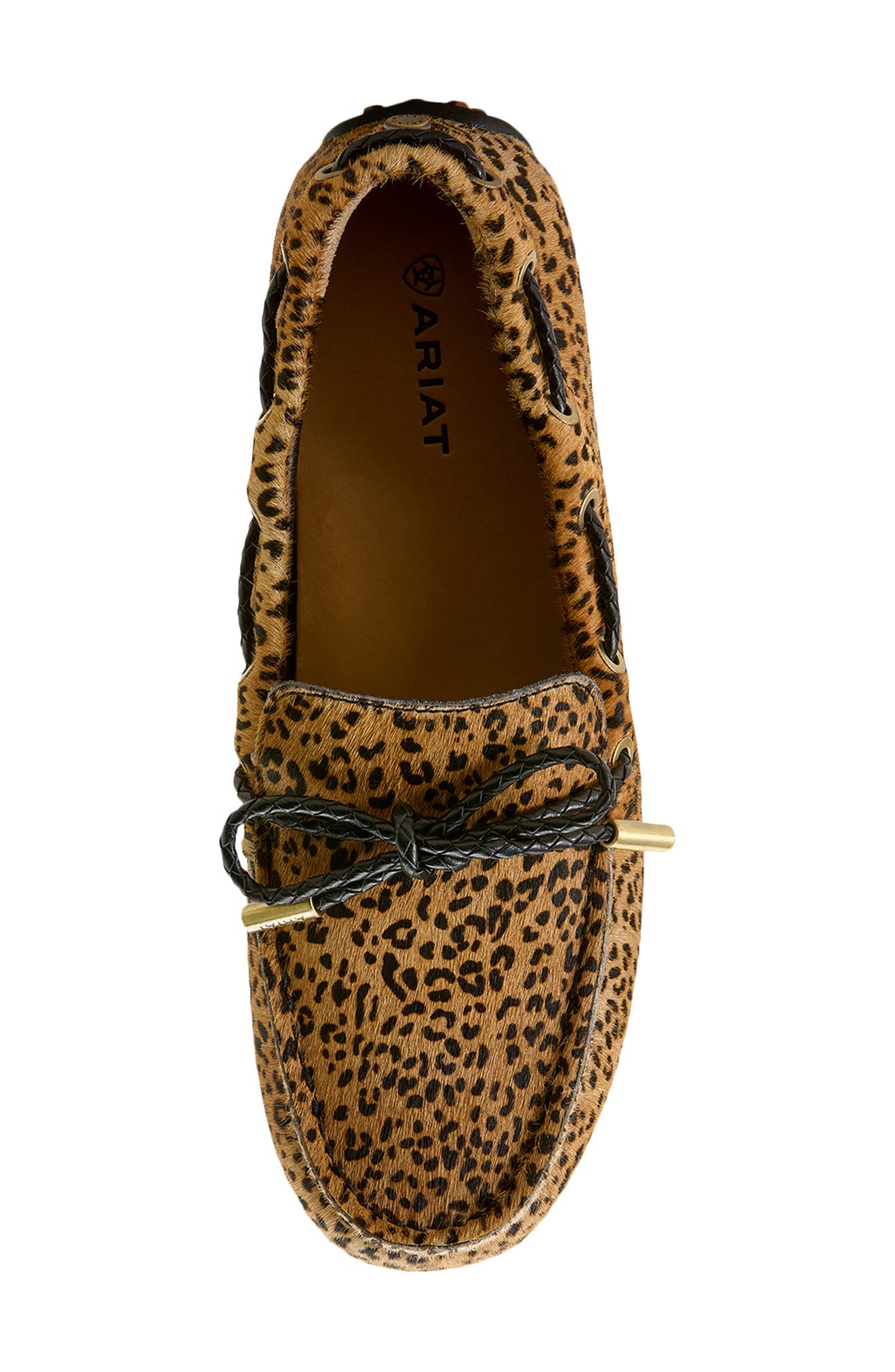 Ariat Margot Genuine Calf Hair Driving Shoe, Alternate, color, Mini Cheetah Hair On