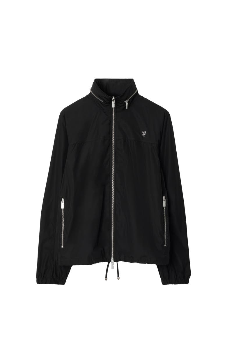 Burberry Nylon Cotton Jacket, Alternate, color, Black