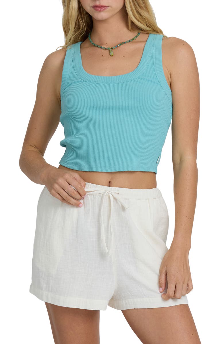 Billabong Wanderer Cotton Drawstring Shorts, Main, color, 