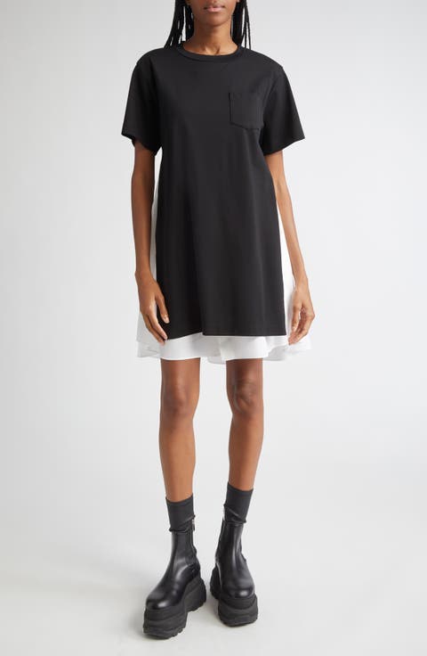 ワンピース sacai SS25 Shirt dress (25 07649 001) 24-07505-5-pc-l.jpg