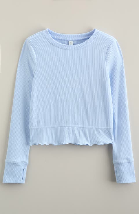 Kids' Grace Long Sleeve Rib T-Shirt