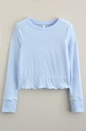 Zella Girl Kids' Grace Long Sleeve Rib T-Shirt