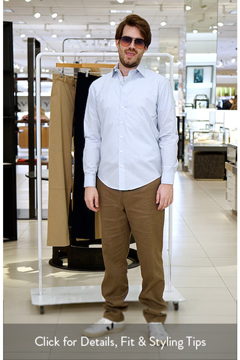 Arcadia Signature Trim Fit Check Cotton Dress Shirt video