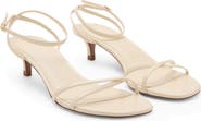 MANGO Ankle Strap Kitten Heel Sandal