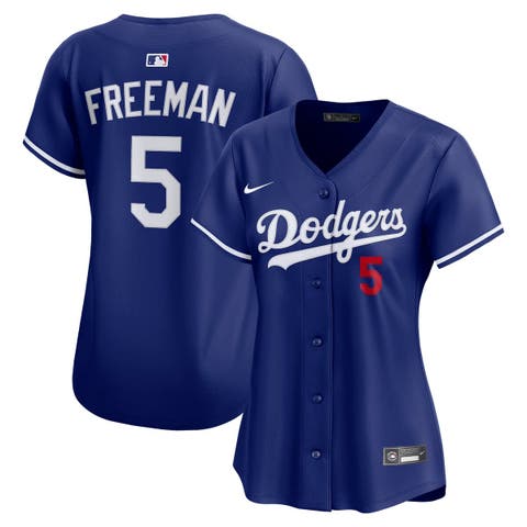 Women's Nike Freddie Freeman Royal Los Angeles Dodgers Alternate 2 Limited Jersey
