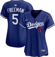 Nike Women's Nike Freddie Freeman Royal Los Angeles Dodgers Alternate 2 Limited Jersey