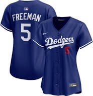 Nike Women's Nike Freddie Freeman Royal Los Angeles Dodgers Alternate 2 Limited Jersey