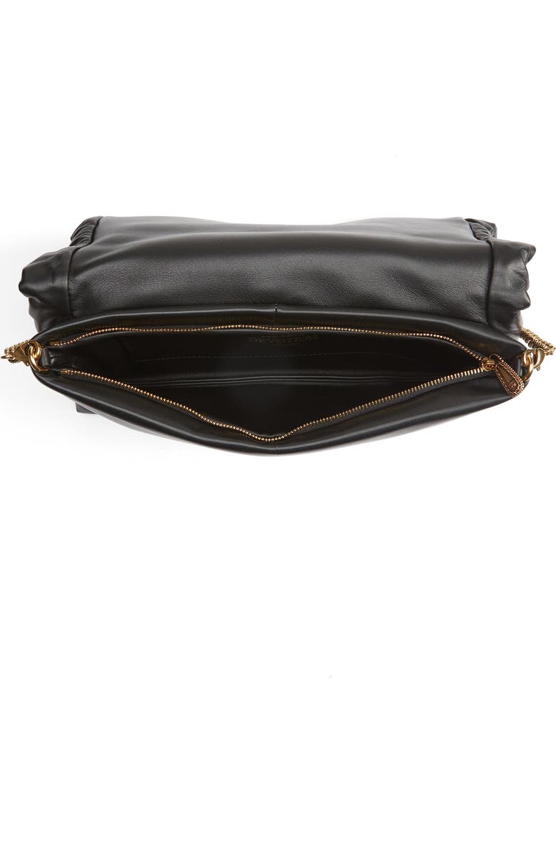 Dolce&Gabbana Devotion Logo Heart Puffy Leather Crossbody Bag, Alternate, color,