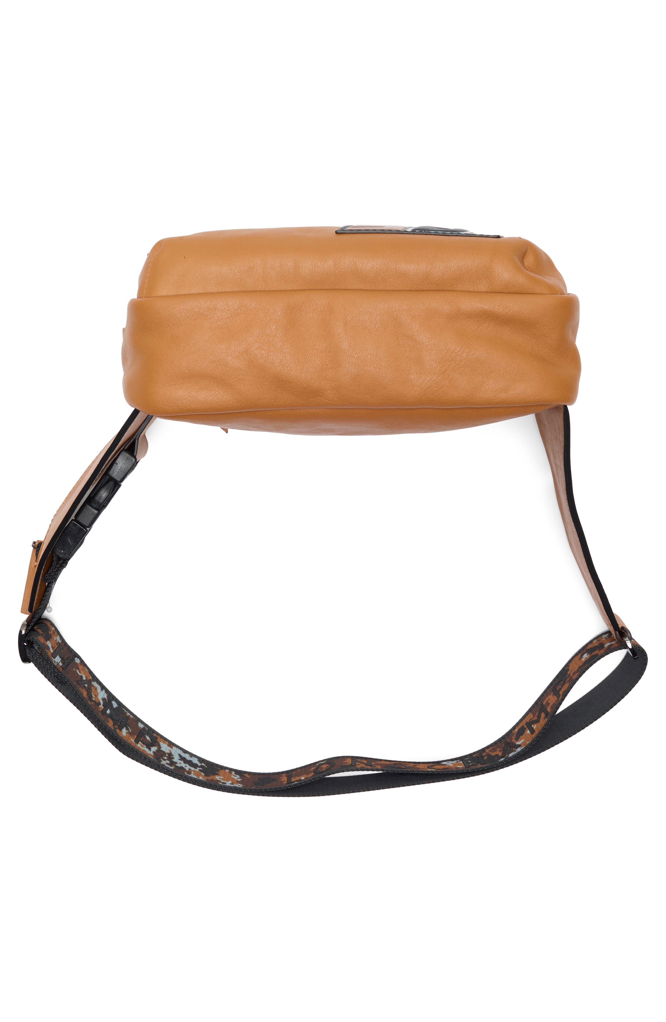 Longchamp LC3D Signature Leather Belt Bag, Alternate, color, Natural