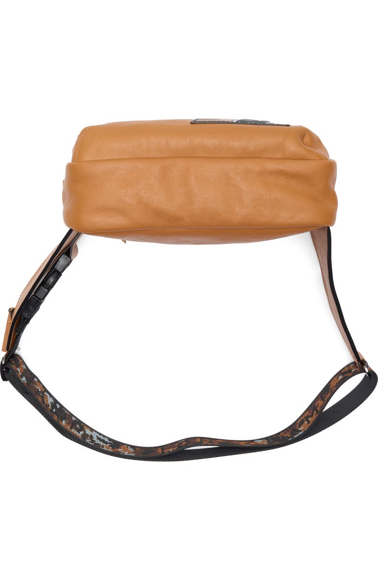 Longchamp LC3D Signature Leather Belt Bag, Alternate, color, Natural