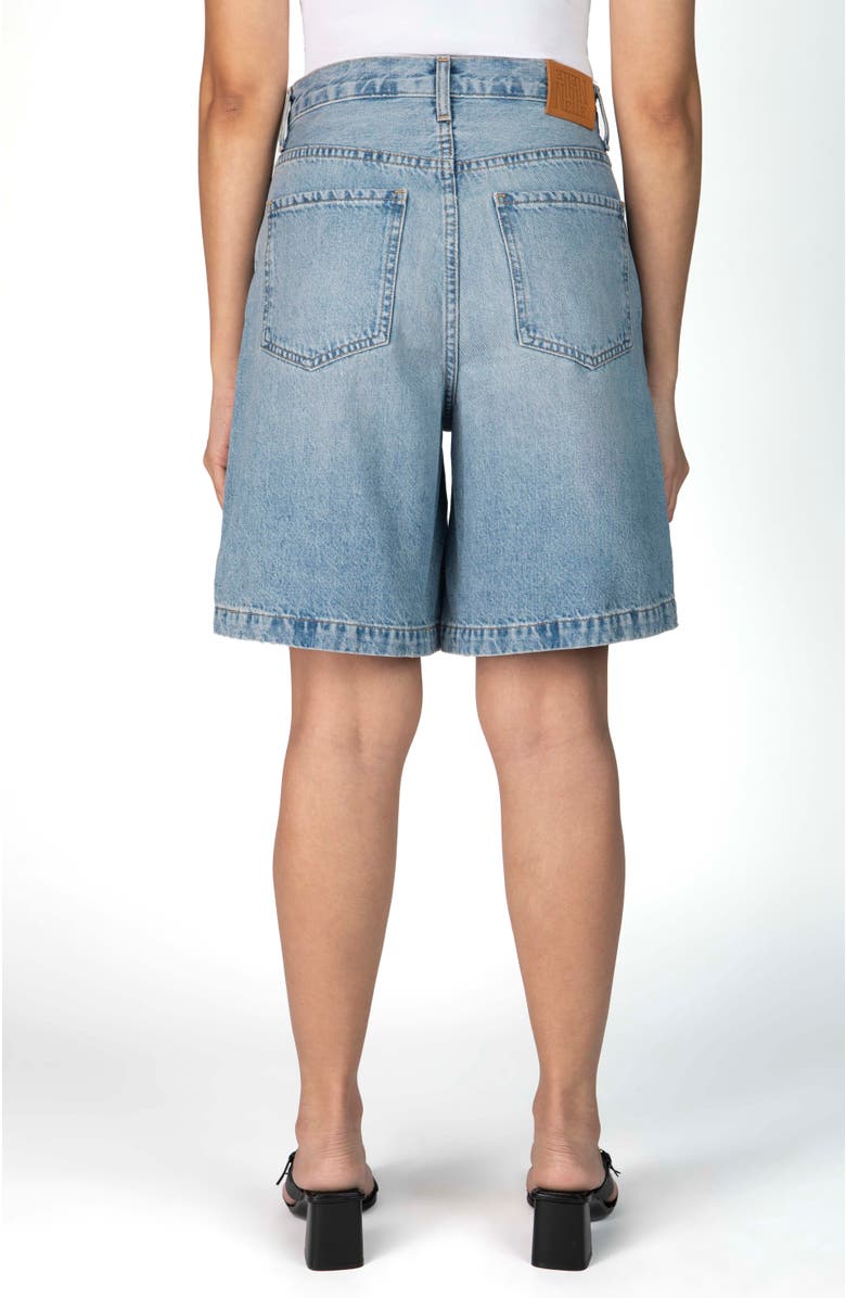 Nelle Atelier The Sara Petite Denim Short, Alternate, color, Sky