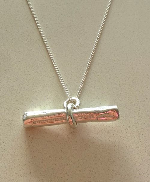 By Georgia Toggle Necklace In Silver