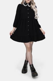 Disturbia Salem Collar Mini Smock Dress