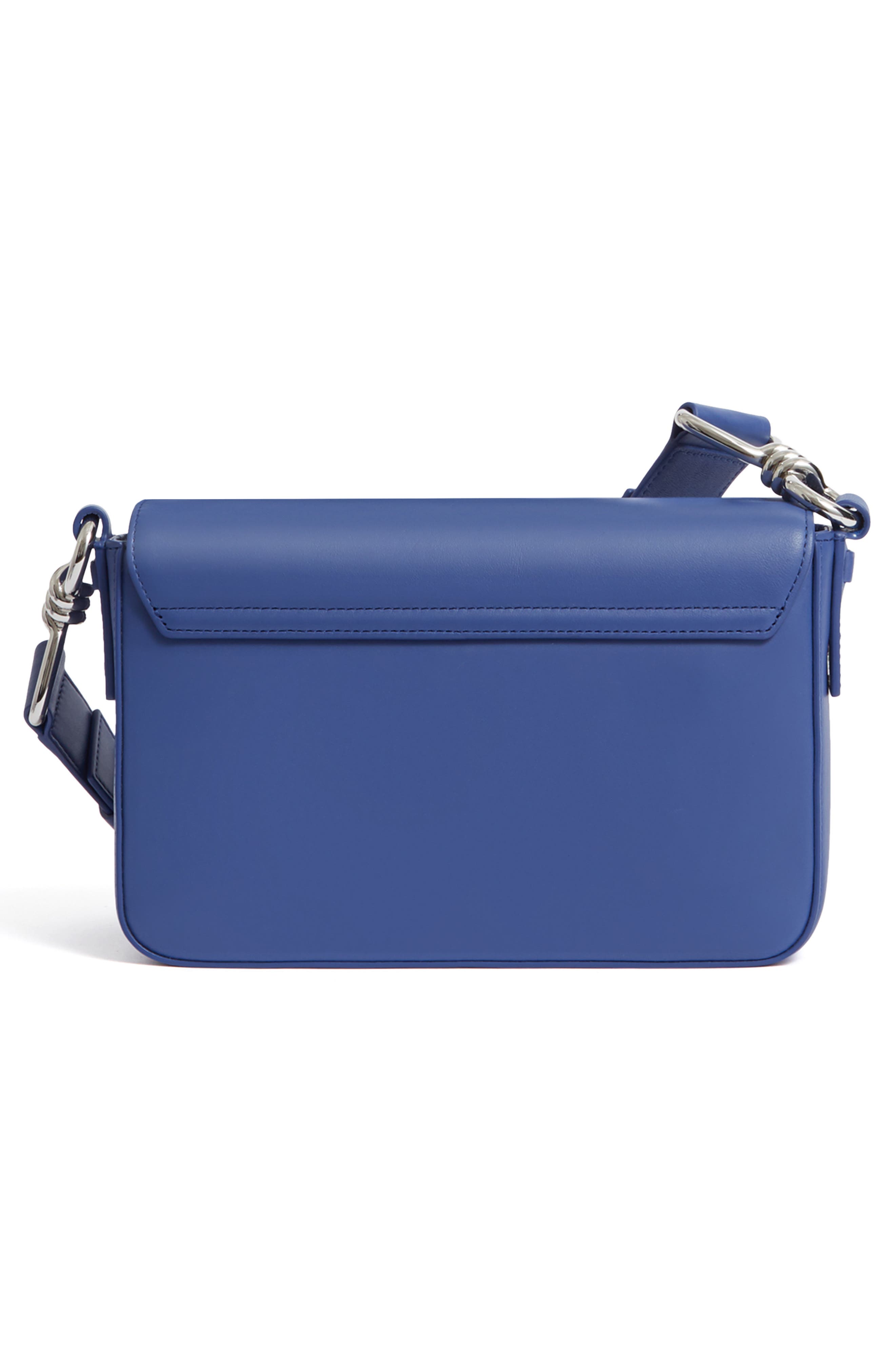 Captain Leather Crossbody Bag, Alternate, color, BLUE