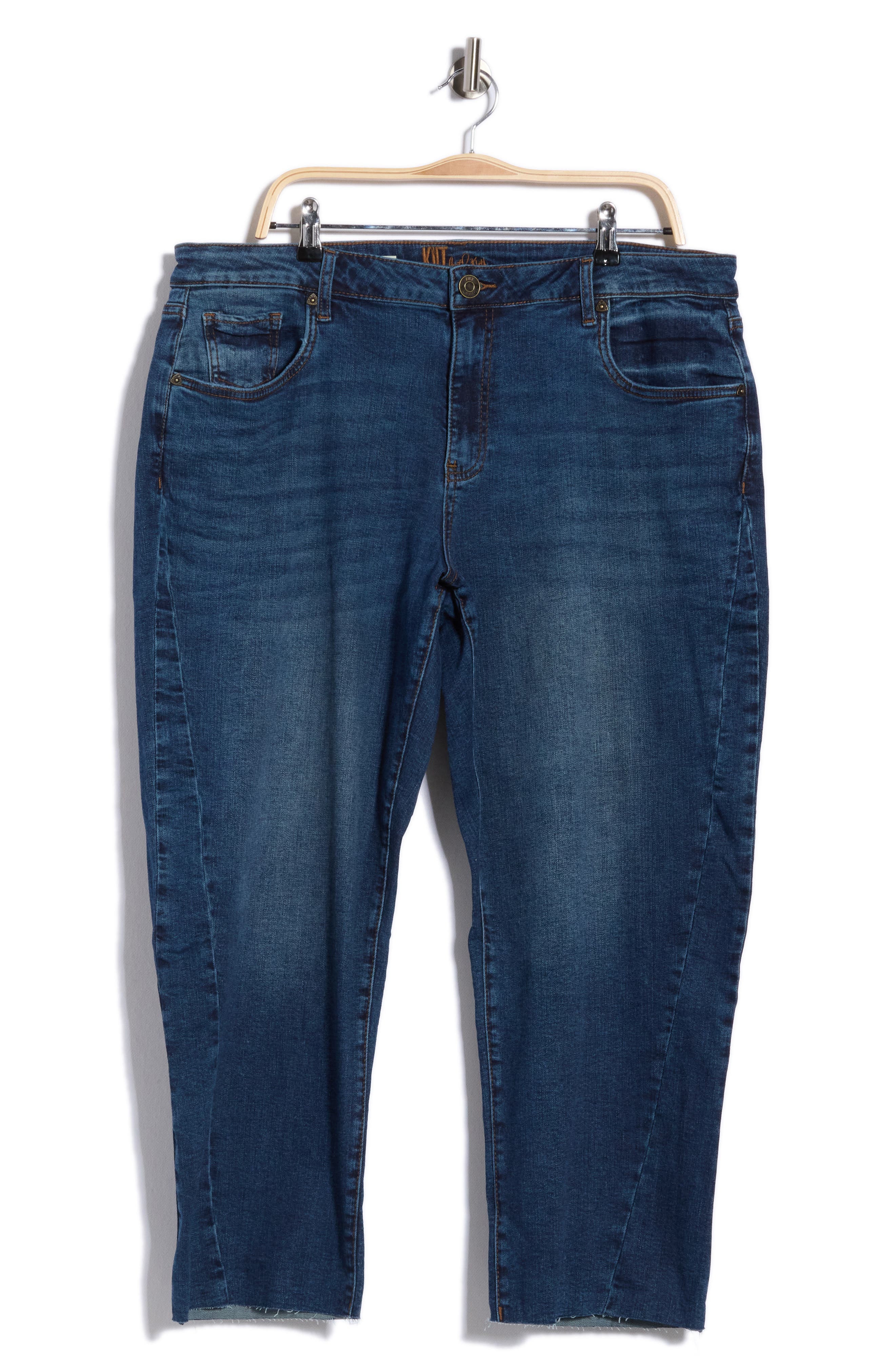 Shay High Waist Crop Straight Leg Jeans