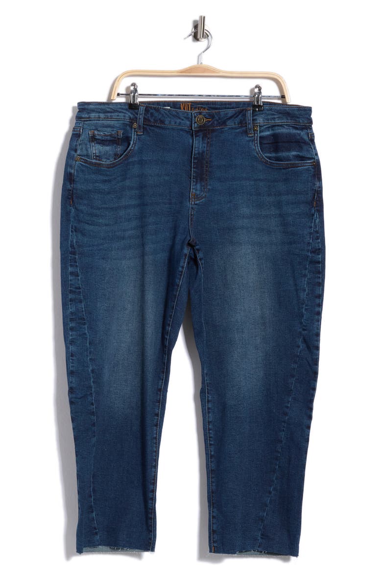 Shay High Waist Crop Straight Leg Jeans, Main, color, HOSTA