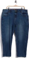 KUT from the Kloth Shay High Waist Crop Straight Leg Jeans