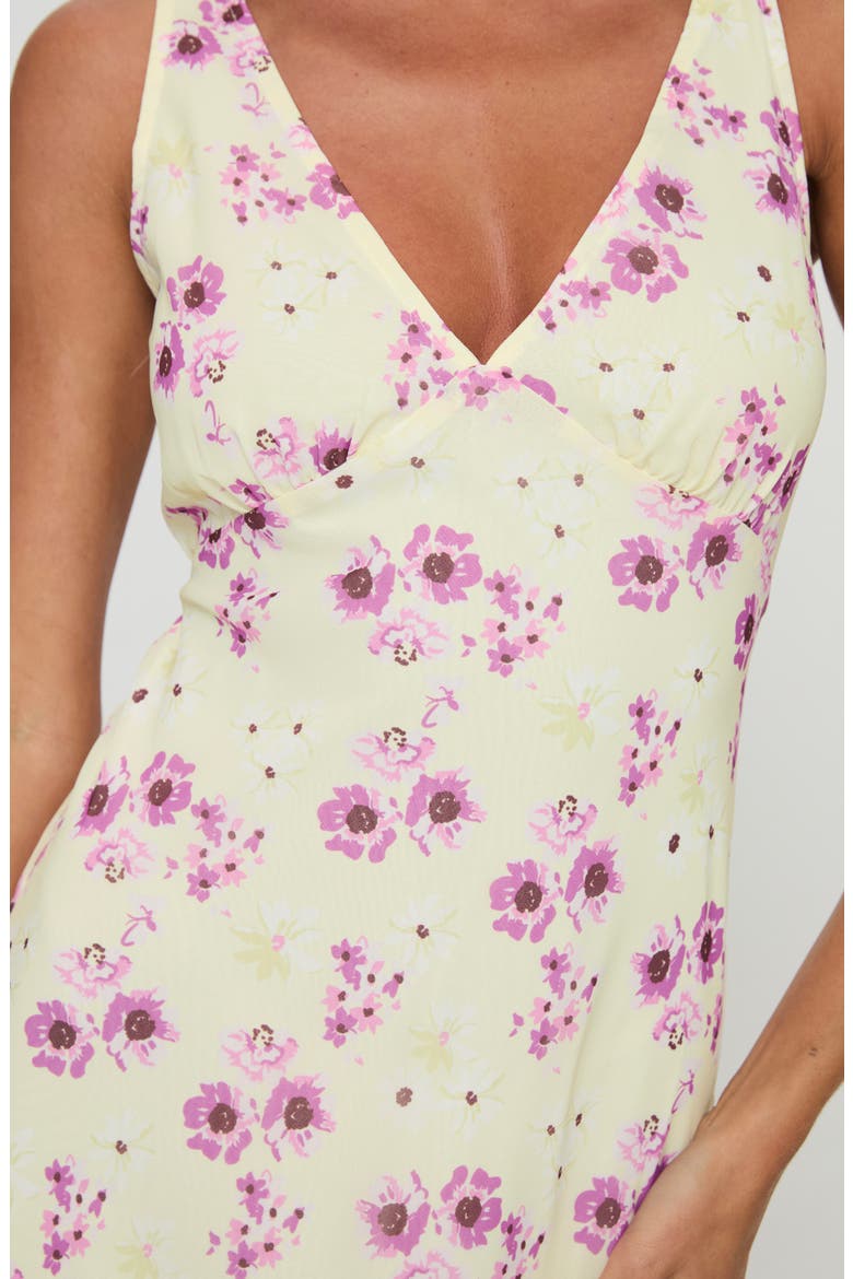Nellie Floral Dress, Alternate, color, YELLOW FLORAL