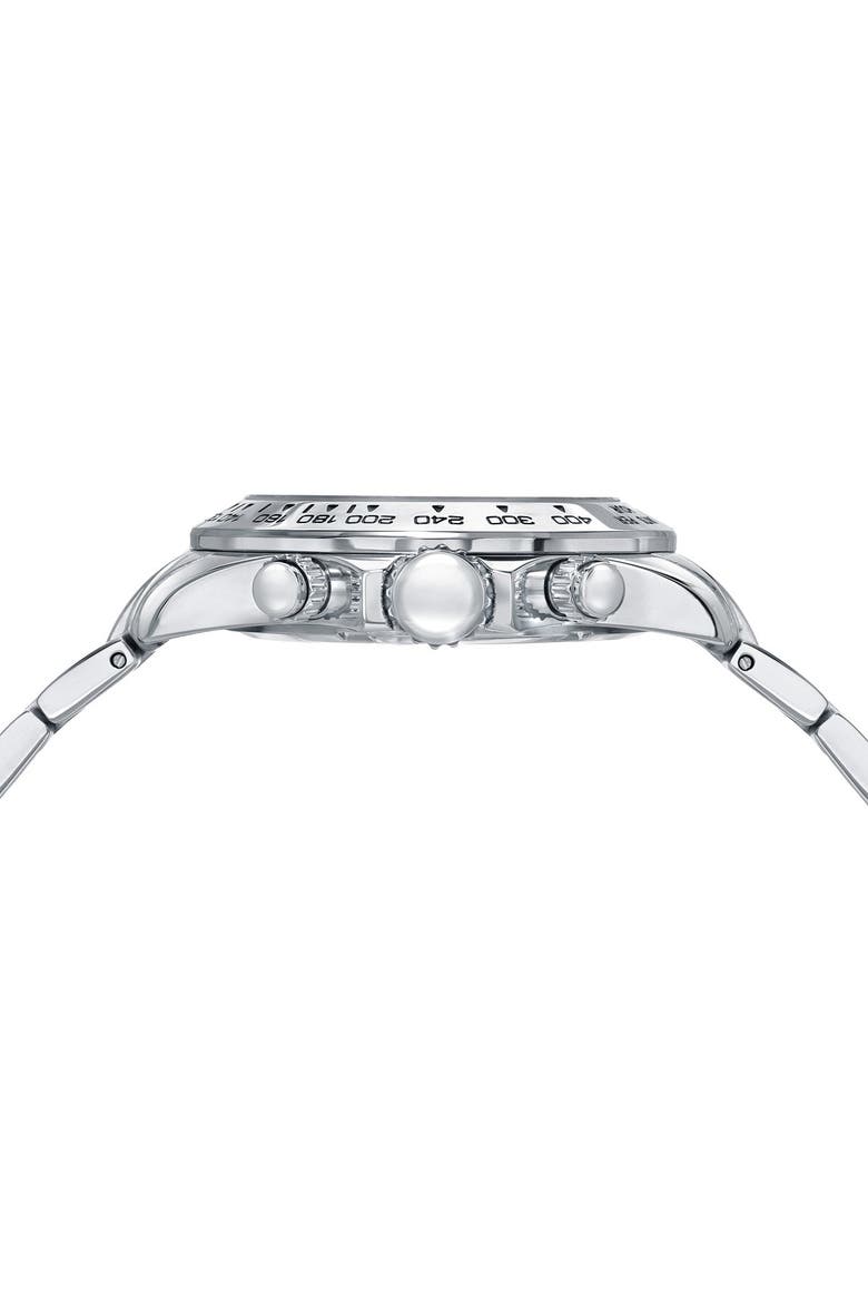 Alexis Multi-Function Bracelet Watch, 37mm, Alternate, color, SILVER-WHITE