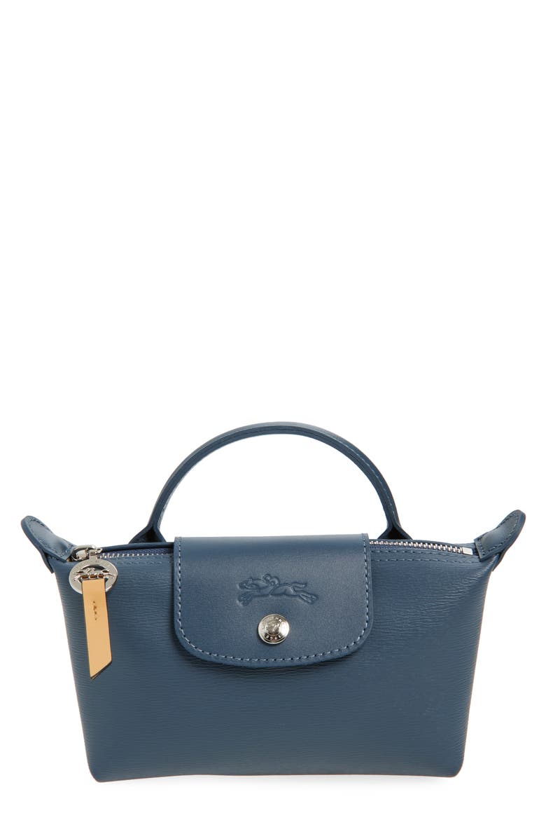 Le Pliage City Cosmetics Case (Nordstrom Exclusive), Main, color, SLATE