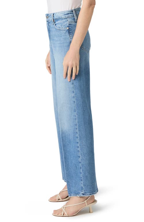 Paige Sasha High Waist Wide Leg Jeans In Blue