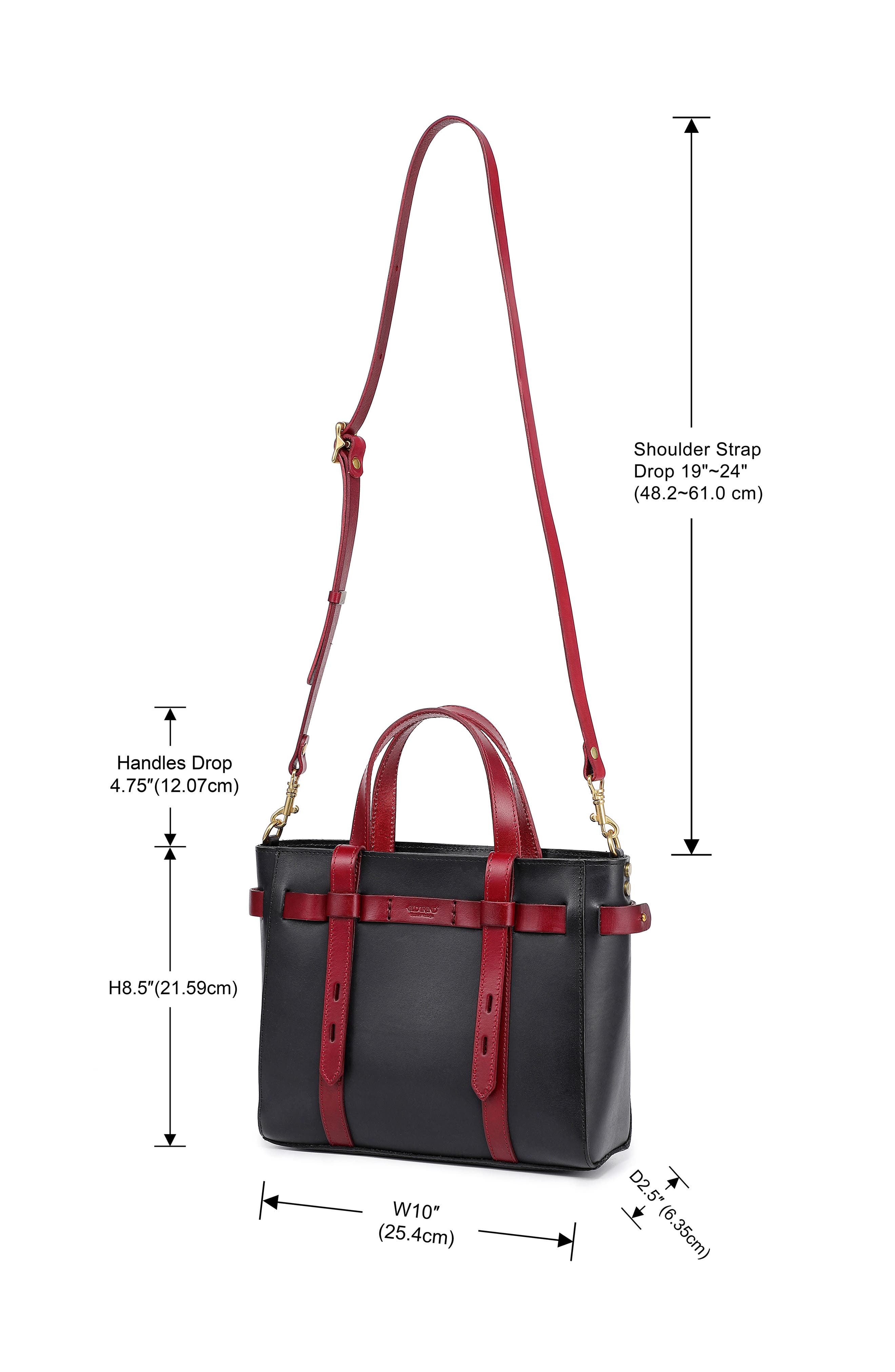 OLD TREND Westland Leather Mini Tote, Alternate, color, Black