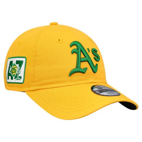 Youth New Era  Gold Athletics 2025 Spring Training 9TWENTY Adjustable Hat