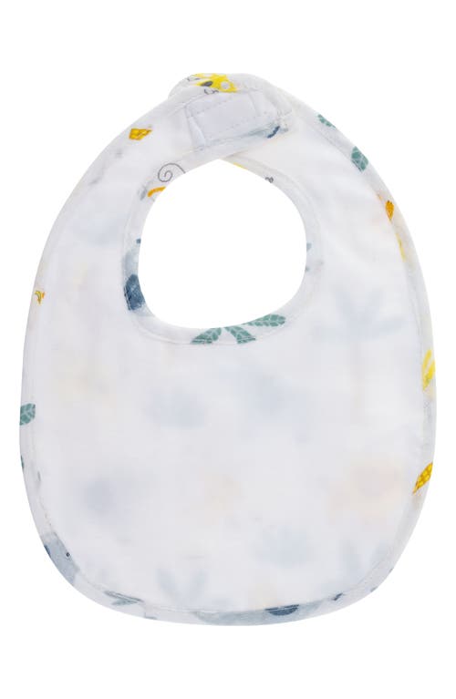 Stephen Joseph 2-pack Cotton Muslin Bibs & Silicone Spoon Set In Blue