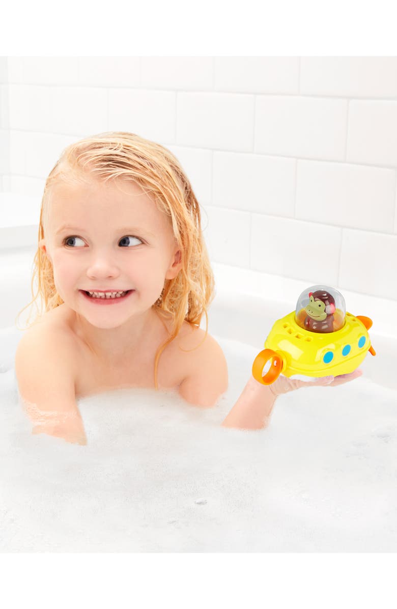 Skip Hop Zoo Bath Pull & Go Submarine Toy, Alternate, color, Multi