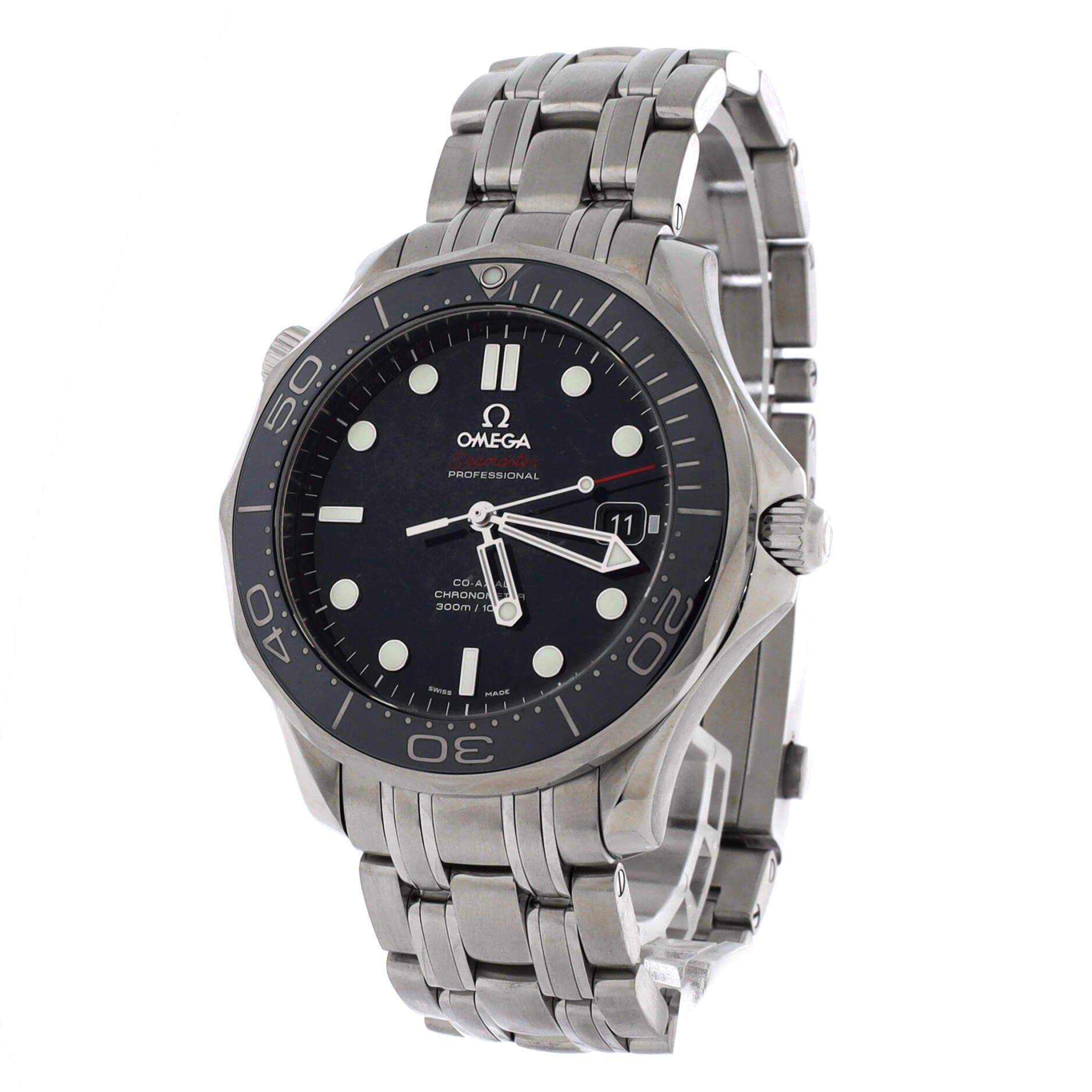 Seamaster Professional Diver 300M Co-Axial Chronometer Automatic Watch Stainless Steel 41, Alternate, color, Metallic Silver