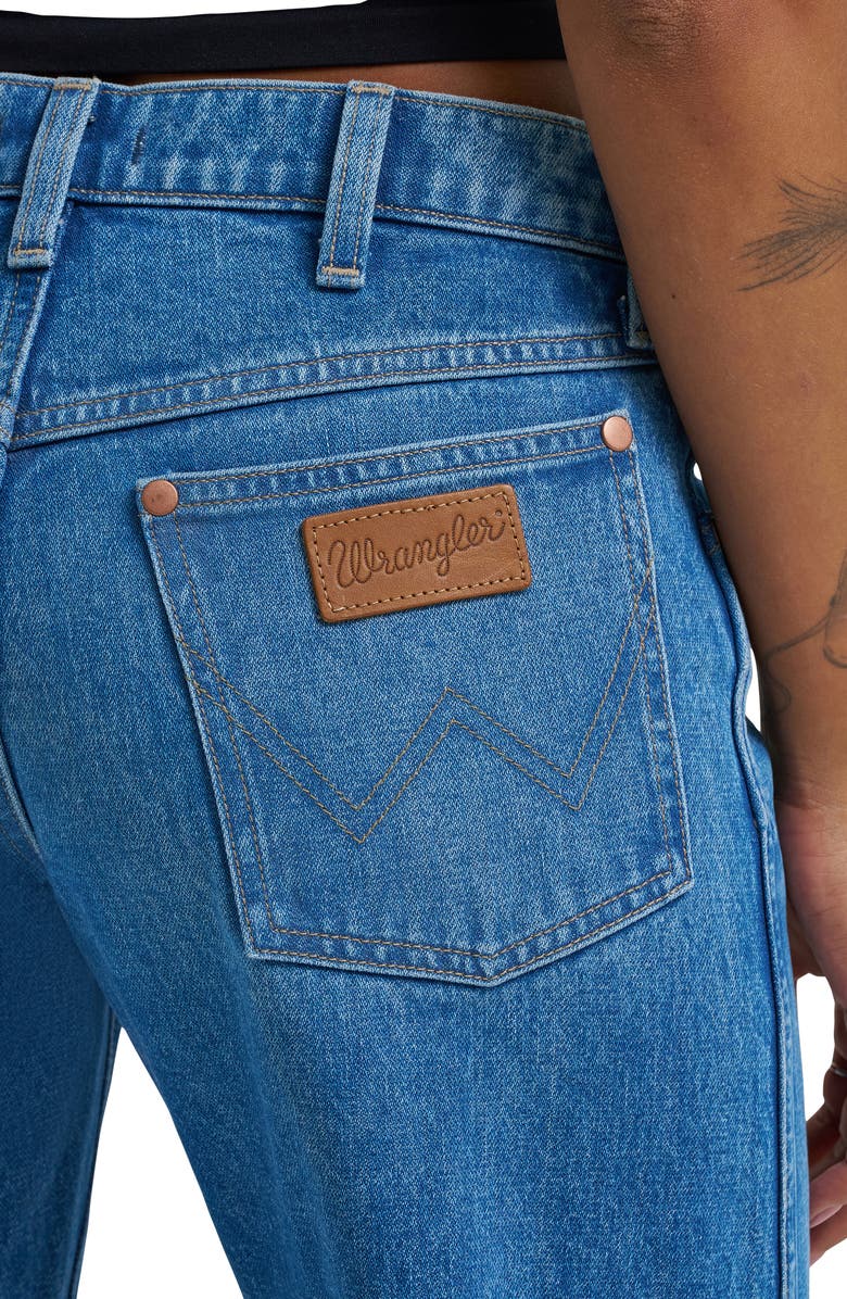 Wrangler Cowboy Low Rise Straight Leg Jeans, Alternate, color, Lasso Lagoon