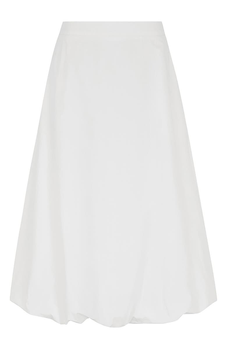 ALIGNE Nola Organic Cotton Bubble Midi Skirt, Alternate, color, White