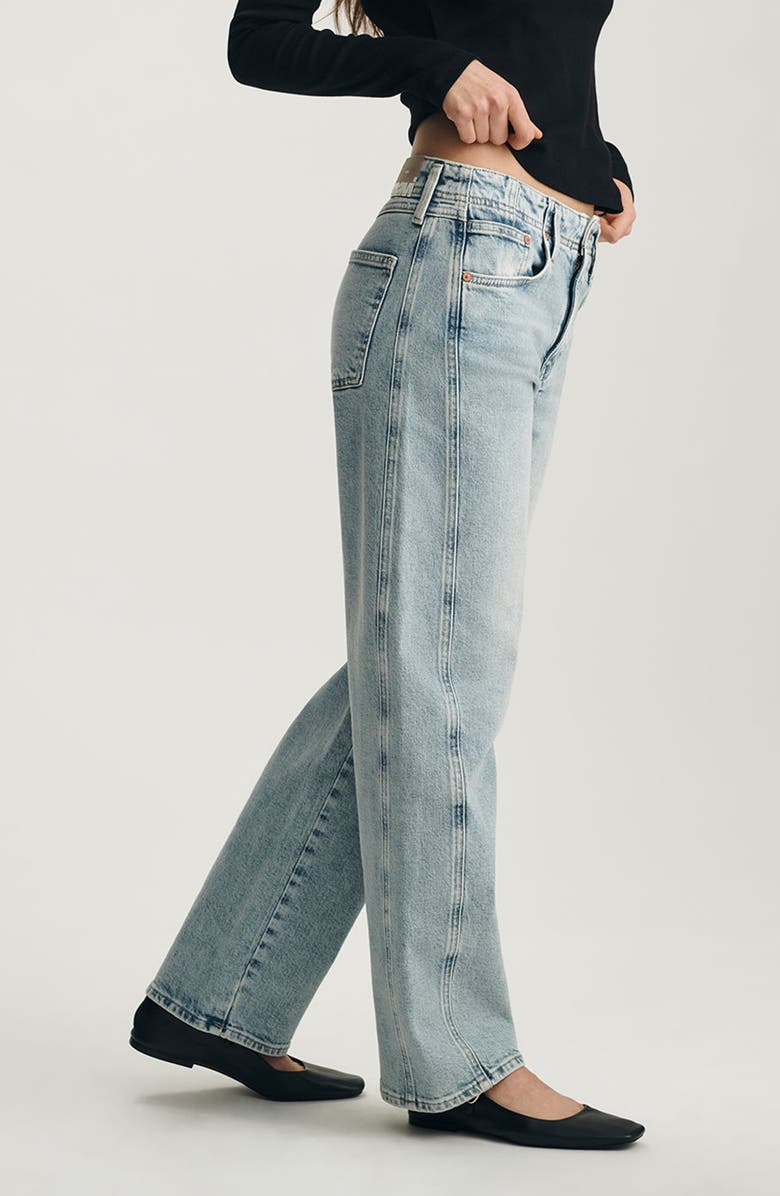 Mavi Jeans Nica Twist Seam High Waist Barrel Jeans, Alternate, color,