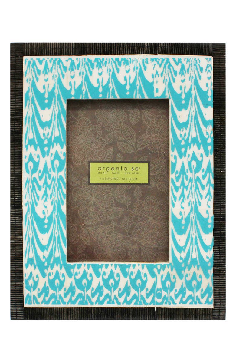 Argento SC 'Turquoise' 4x6 Picture Frame, Alternate, color, 