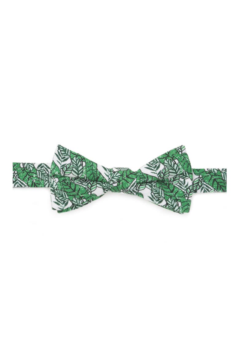 Palm Leaf Bow Tie, Main, color, GREEN