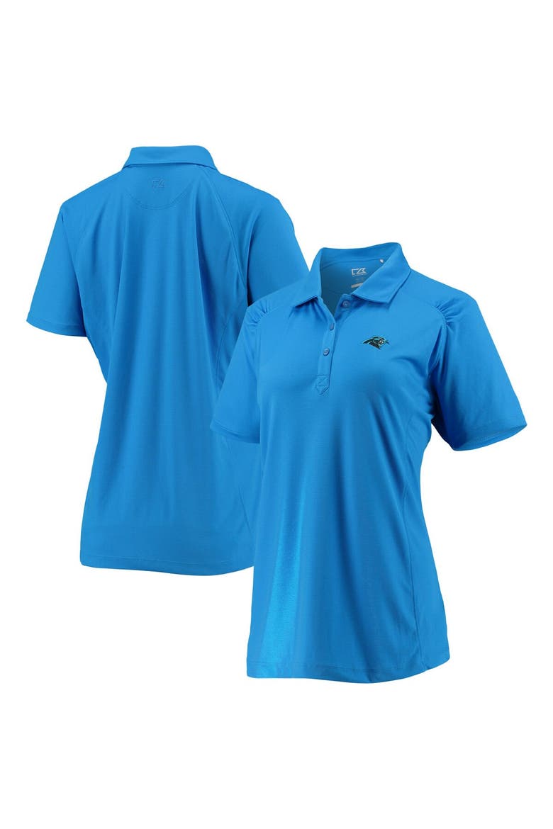 Women's Cutter & Buck Blue Carolina Panthers Northgate DryTec Raglan Polo, Main, color, Blue
