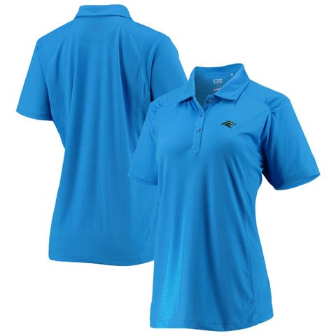 Women's Cutter & Buck Blue Carolina Panthers Northgate DryTec Raglan Polo