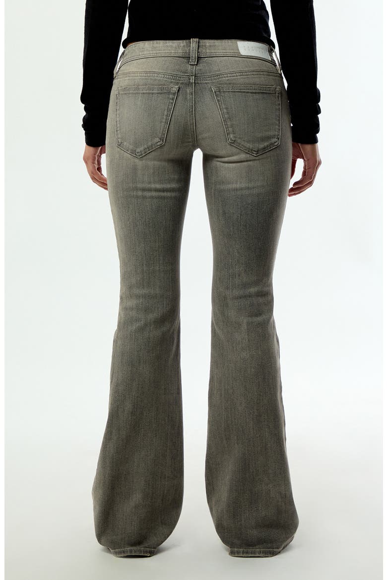 Alana Ultimate Low Rise Flare Jeans, Alternate, color, GRAY