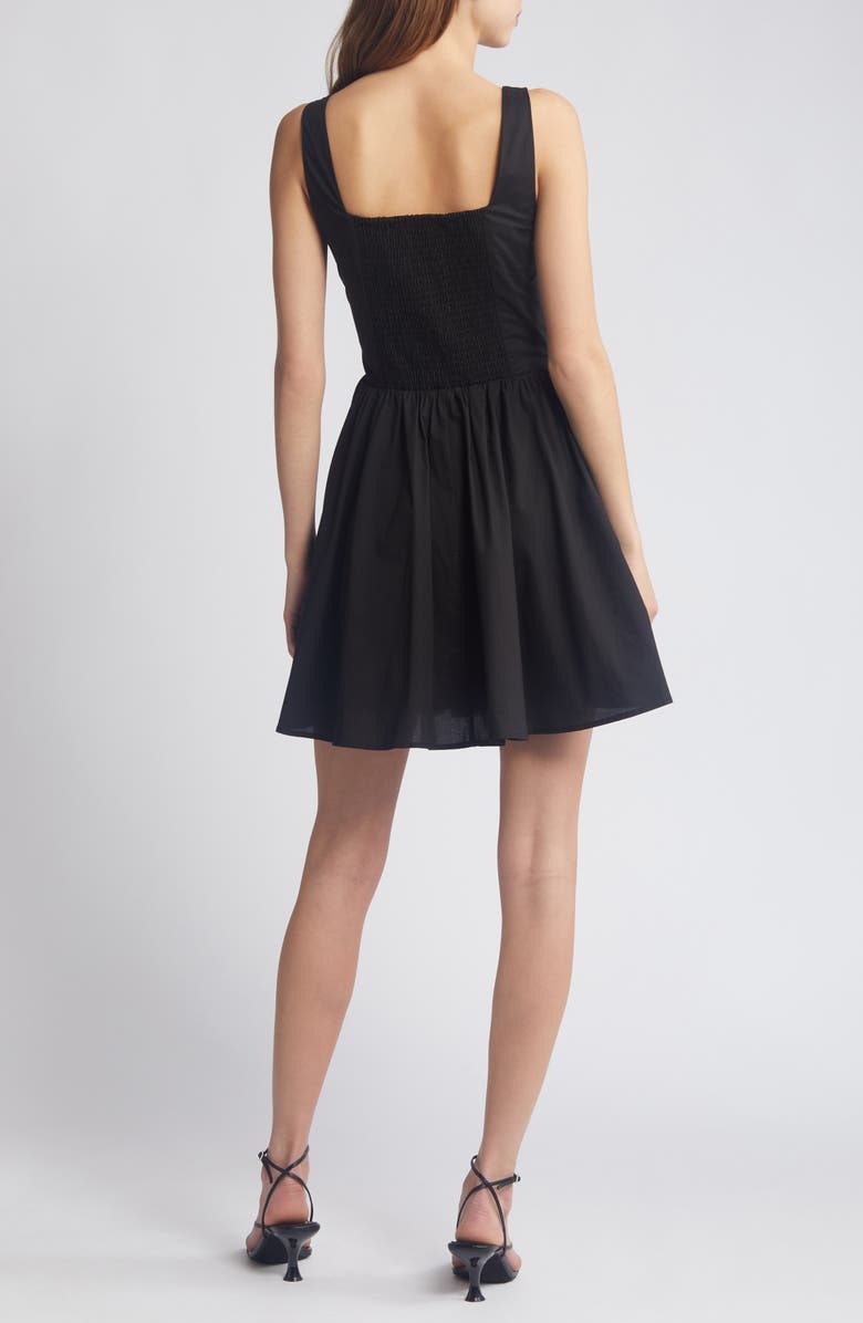 Chelsea28 Square Neck Corset Dress, Alternate, color,