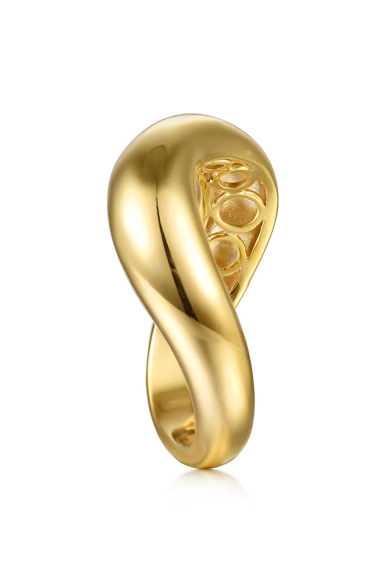 14k Gold Wave Stackable Ring, Alternate, color, 14K YELLOW GOLD