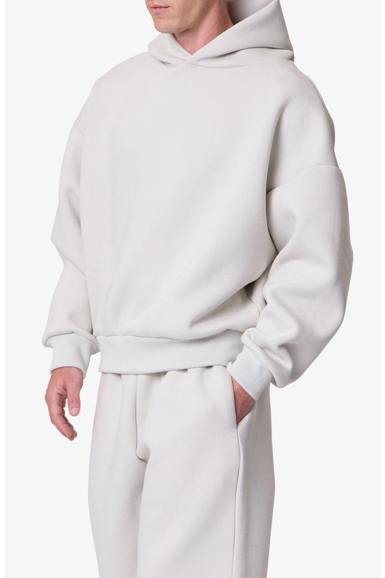 Stiff Scuba Knit Lounge Hoodie, Alternate, color, GREY