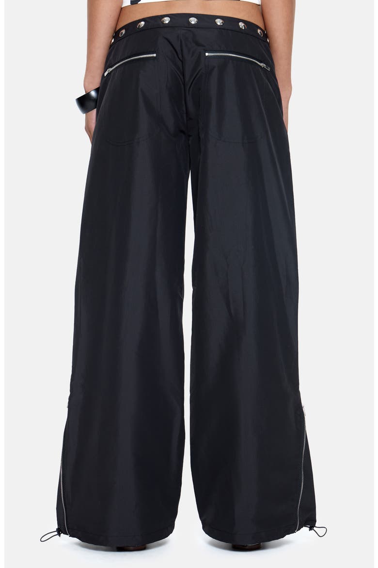 Minimal Cargo Trousers, Alternate, color, BLACK